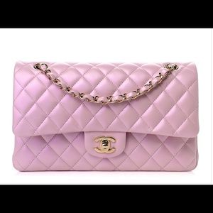 Rose pink Chanel bag